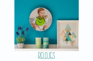 Reloj de pared personalizado con tu foto