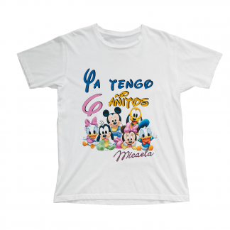 Camiseta cumpleaños disney