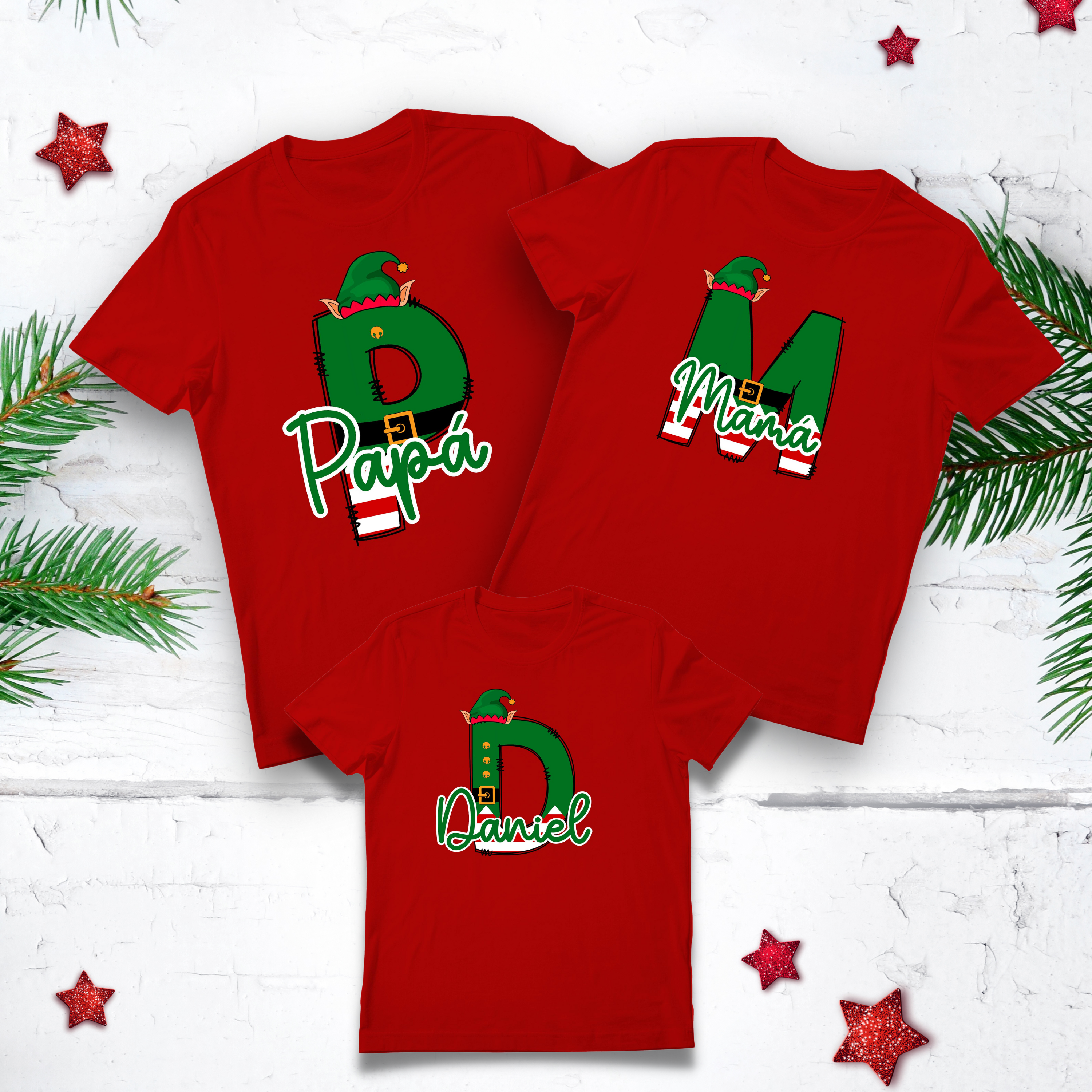 Camiseta personalizada Inicial Elfo